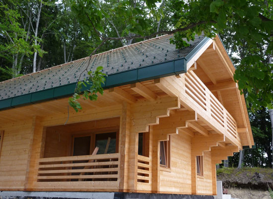 U Sloveniji je najpogodnije graditi kuće od masivnog drveta debljine zida između 15 i 18 cm