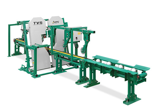 Wood-Mizer TVS - dvoglava vertikalna mašina za sečenje tankih trupaca