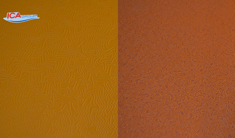 Površina X mat premaza dobijena primenom eksimer tehnologije (proizvođač ICA group, brandX-Matt coatings)