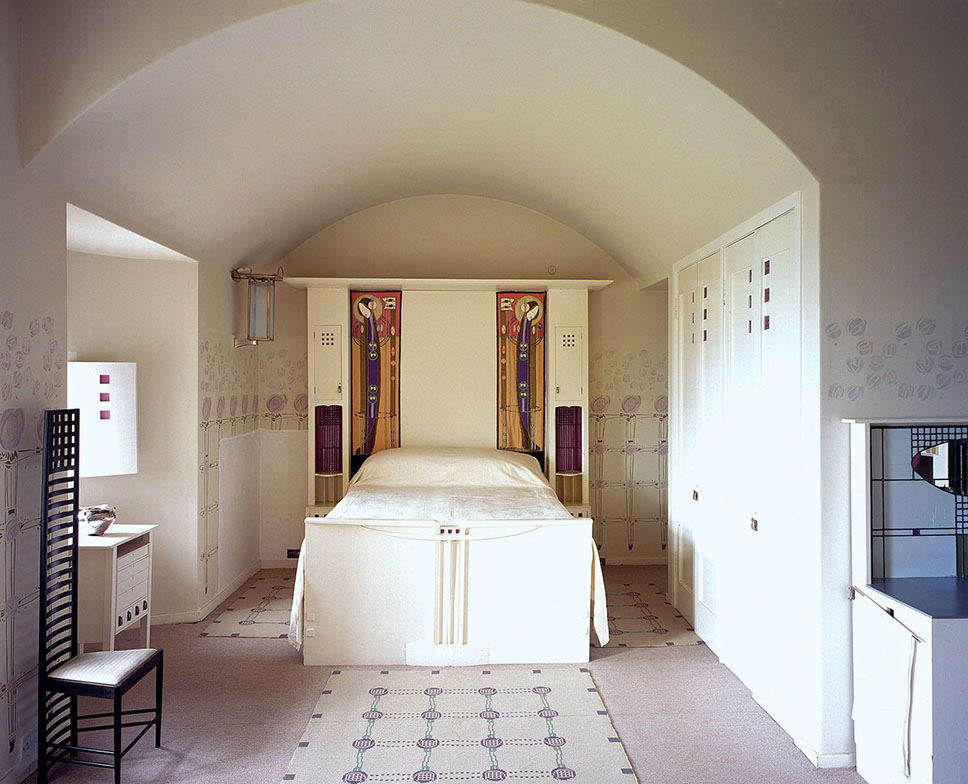 Hill House enterijer spavaće sobe