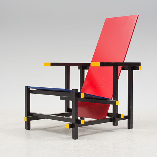 Crveno plava stolica, remek delo dizajnera Gerita Ritvelda