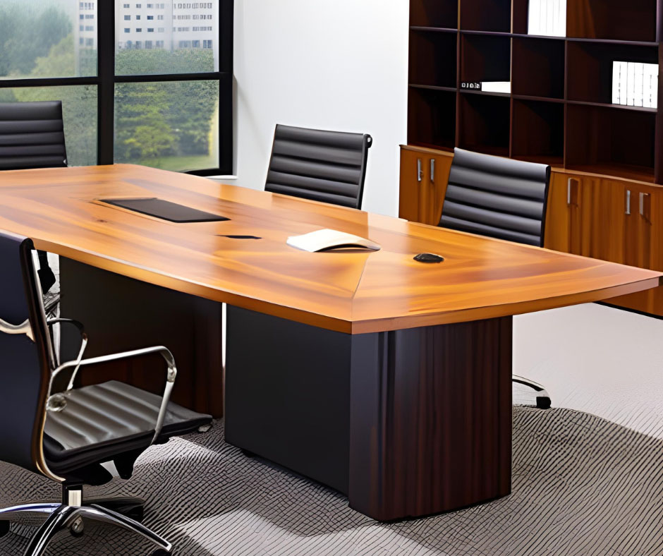 Drveni sto za sastanke koji će vas oduševiti svojom kombinacijom prirodnog šarma i funkcionalnosti.