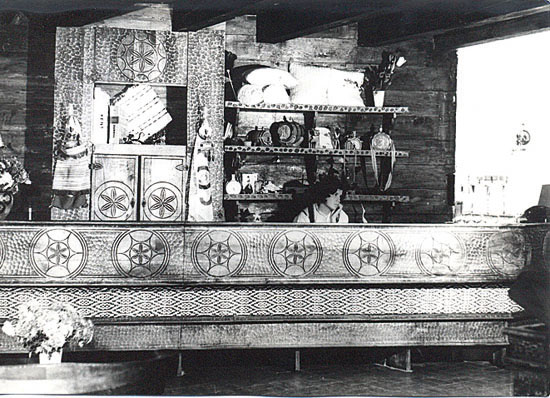 Recepcija restorana Stari hrast sa suvenirnicom