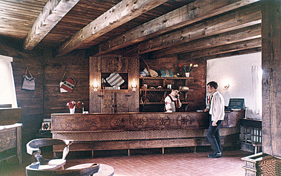 Deo enterijera restorana Stari hrast