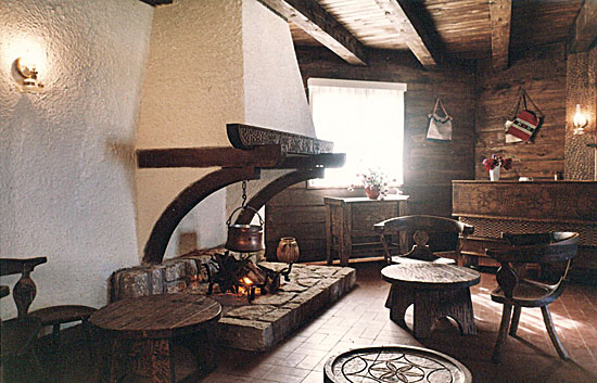 Deo enterijera restorana Stari hrast