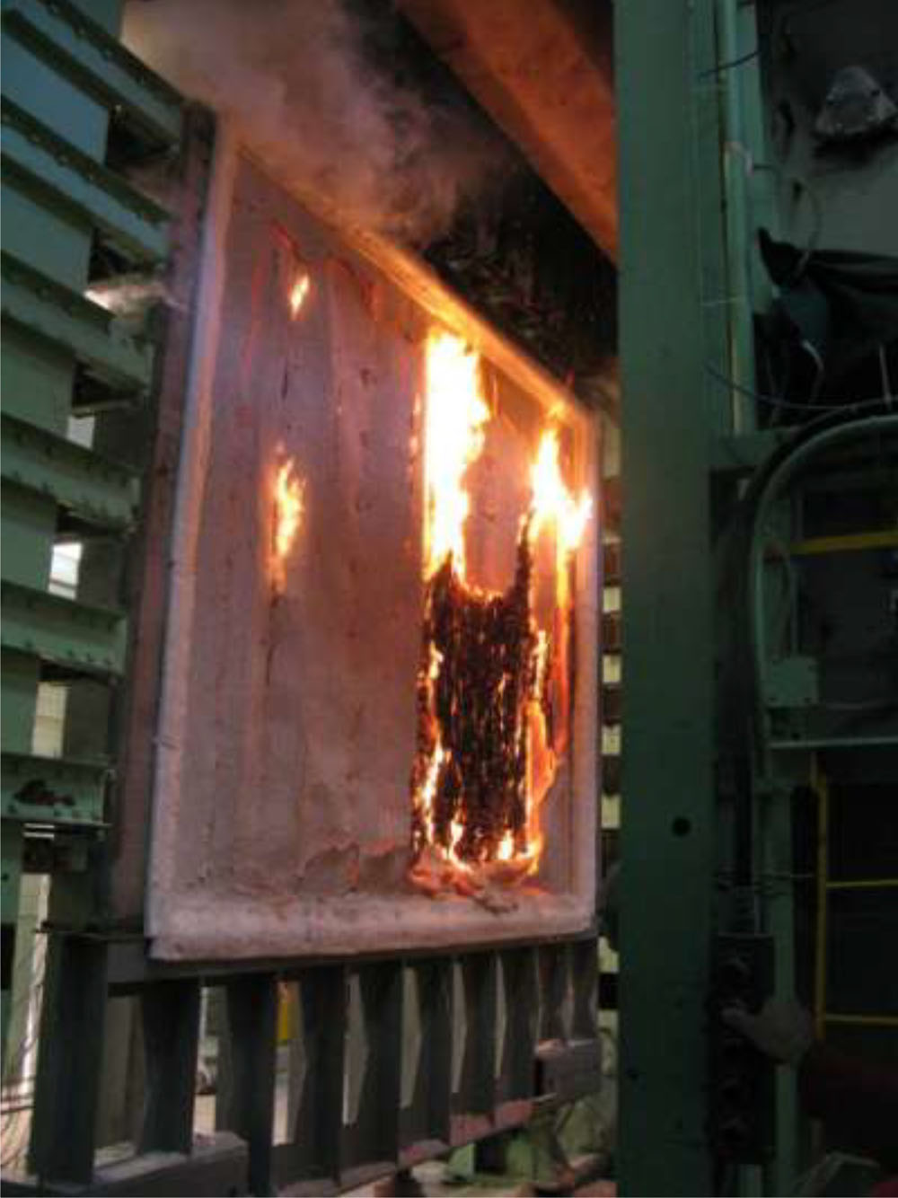 Testiranje požarne otpornosti drvenih panela