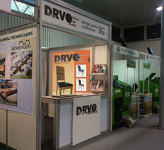 Štand časopisa DRVOtehnika na Sajmu nameštaja 2015